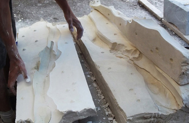 etapes sculpture pour les pompier